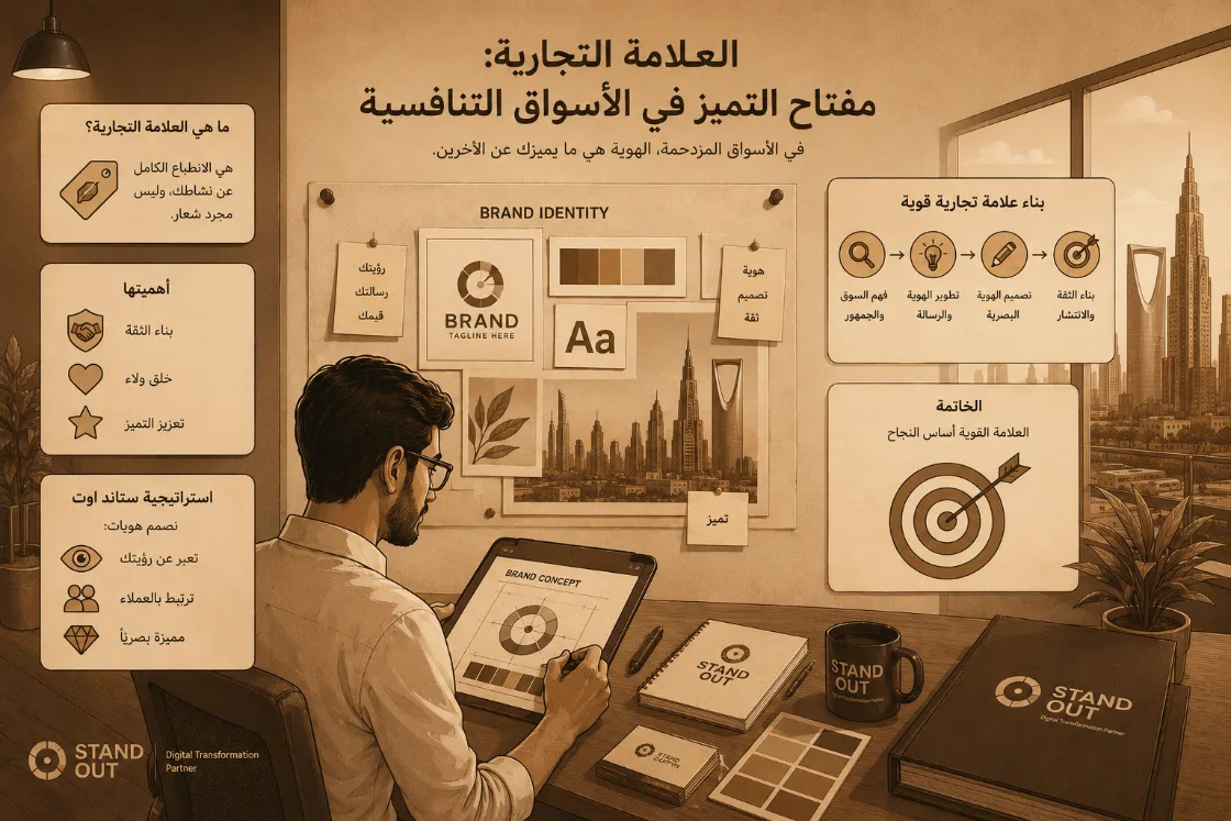 العلامة التجارية: مفتاح التميز في الأسواق التنافسية article cover image