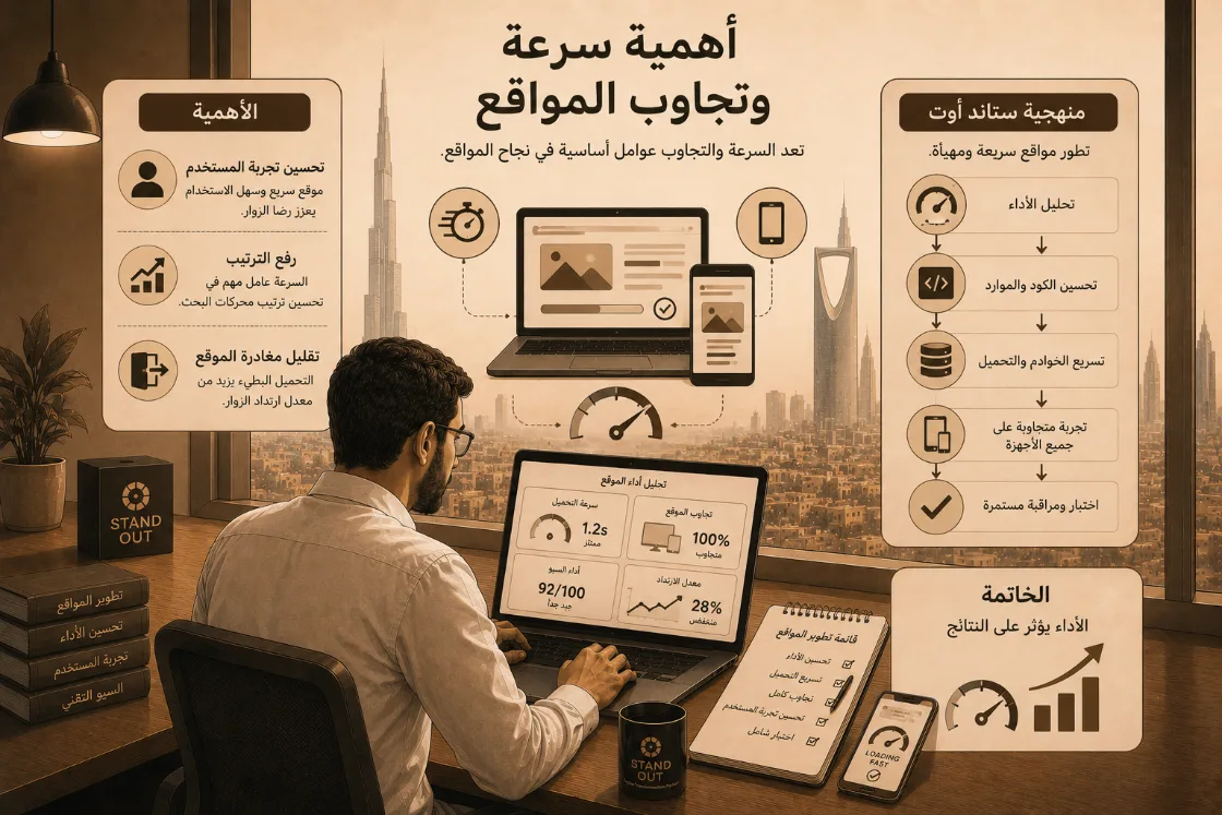 The Importance of Fast and Responsive Websites article cover image