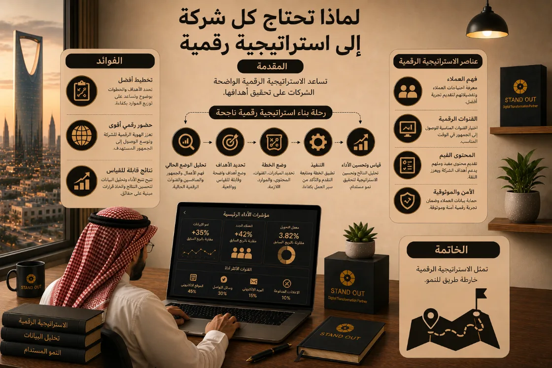 لماذا تحتاج كل شركة إلى استراتيجية رقمية article cover image