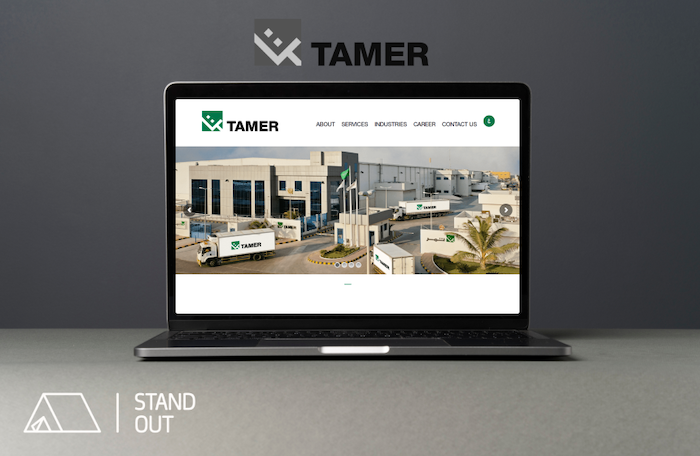 Tamer Logistics — Official Website portfolio project visual