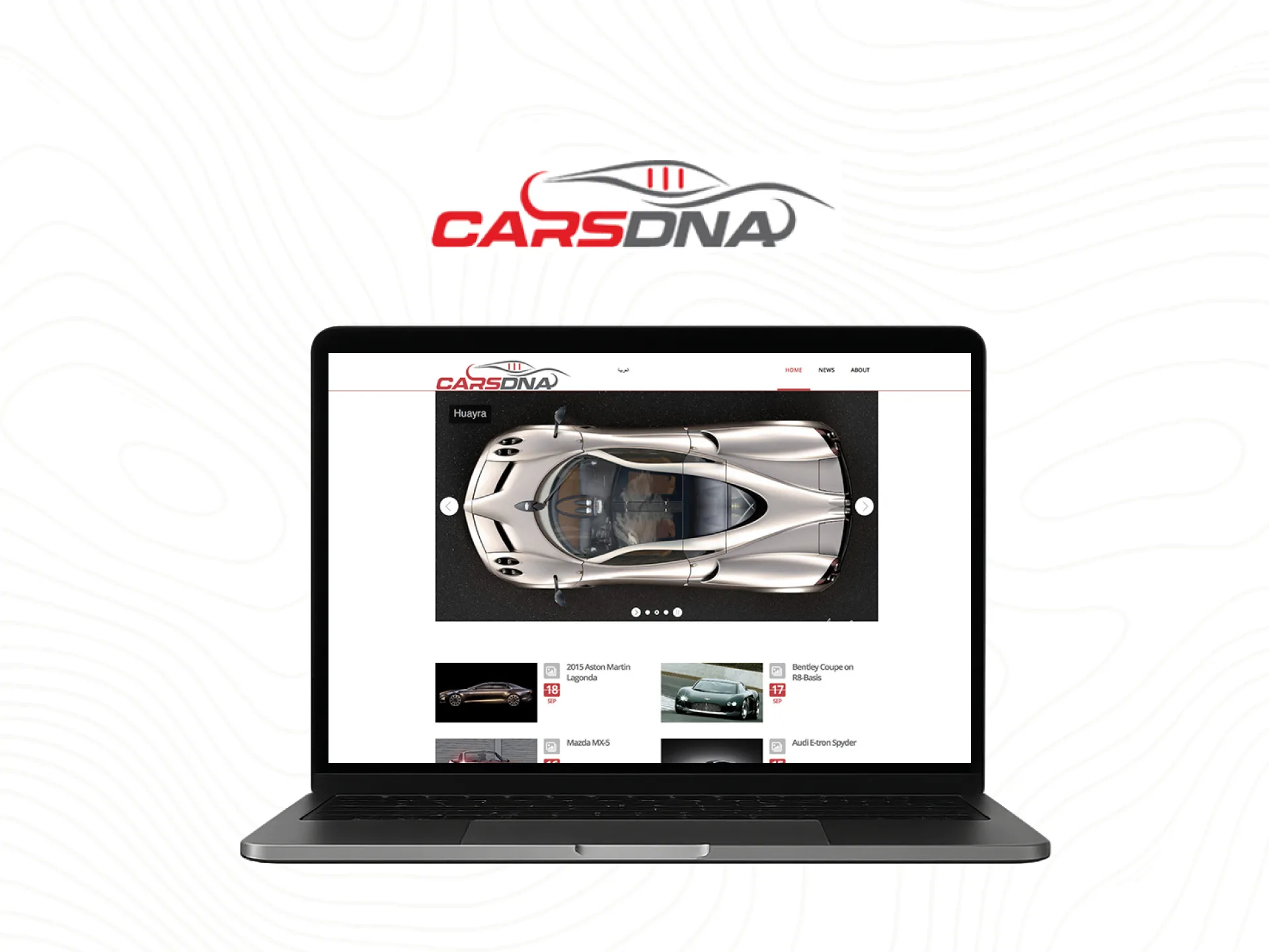 موقع Cars DNA لمعلومات السيارات ونظام إدارة المحتوى