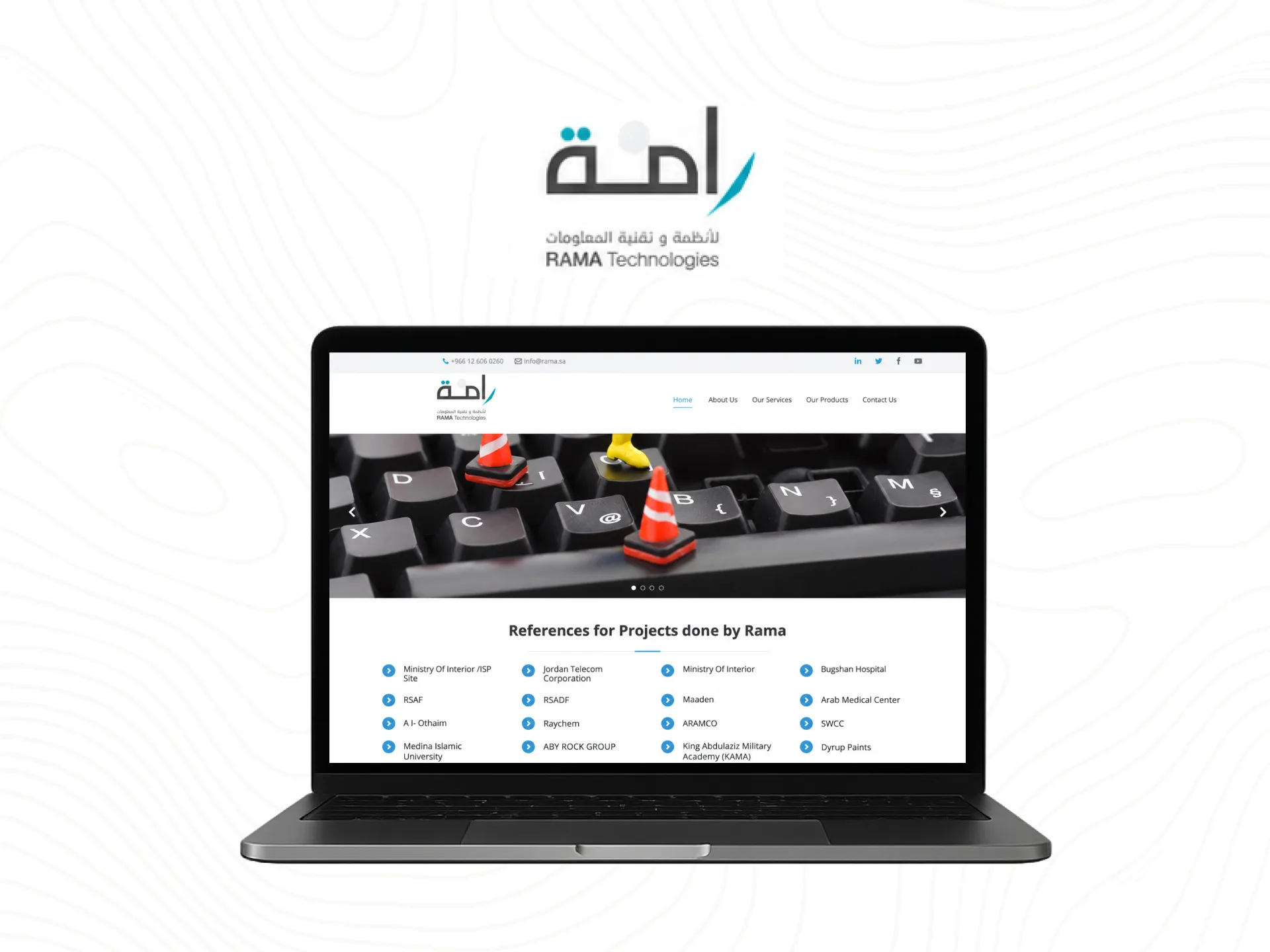 مشروع راما تكنولوجيز – موقع إلكتروني من ستاند أوت